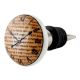 Roman Numeral Flat Watch Wine Bottle Stopper